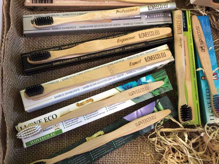 Bambusové zubné kefky ILOVE ECO