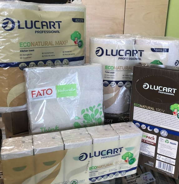 EcoNatural Vreckovky, servítky, toaletný